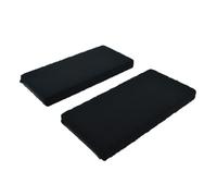 AllSpares Filtro de carbón activo (2 unidades) para campanas extractoras adecuado para Novy Monoblock 8740400 | 210 x 150 x 20 mm