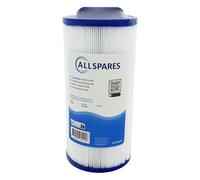 AllSpares Whirlpool Pool Cartucho de filtro de repuesto para Unicel 4CH-24 | Darlly SC717 | 40260 | Master Spas | Dream Maker | Saratoga Spa | LA Spas | Vita Spa | Ø120 x 250 mm | 38 mm rosca interior