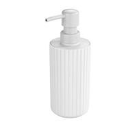 Allstar Dosificador de jabón Minas blanco - Dispensador de jabón líquido Capacidad: 0.28 l, Polipropileno, 7 x 18 x 7 cm, Blanco