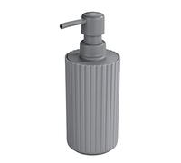 Allstar Dosificador de jabón Minas gris - Dispensador de jabón líquido Capacidad: 0.28 l, Polipropileno, 7 x 18 x 7 cm, Gris