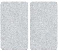 Allstar Placas cobertoras de vidrio universales transparente 2 unidades - juego de 2 piezas para cocinas de vidriocerámica, Vidrio endurecido, 30 x 0.8 x 52 cm, Transparente