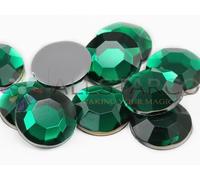 Allstarco 20mm Green Emerald H106 Flat Back Acrylic Rhinestones Cosplay Plastic Gems Embelishments Jewelry Making Crafts Scrapbooking Costume Jewels - 20 Pieces