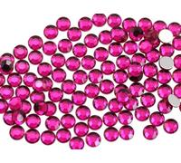 Allstarco 500PCS 11mm SS48 Pink Fuchsia H108 Acrylic Flat Back Rhinestones for Jewelry Making and Face Painting Card Making Embelishments Plastic Gems