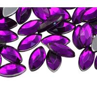 Allstarco H105 - Diamantes de imitación acrílicos de 8 x 4 mm con parte trasera plana Navette para manualidades, disfraces de ojo de caballo, adornos, tarjetas, joyas, joyas, joyas de cosplay, 75