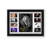 AllStarMedia Póster inspirado en Tribute to Madonna, edición limitada, regalo de arte para fanáticos, arte de pared musical, enmarcado A4 (30 x 21 cm)
