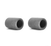 Allthingstore 2 fundas de micrófono de esponja para JBL para EasySing, parabrisas de espuma negra y gris, filtros de reducción de ruido (gris)