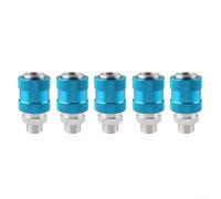 Allthingstore 5 unids válvula deslizante manual interruptor deslizante válvula de control de flujo manual HSV-06, HSV-08, HSV-10, HSV-15 adecuado para rosca G1/8 1/4 3/8 1/2 BSPT (HSV-15)