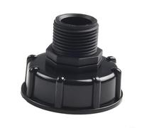 Allthingstore Adaptador de manguera de jardín IBC de rosca gruesa de 60 mm, conector hembra de 1/5.1 cm 3/10.2 cm 2.5 cm para contenedor de agua (32 mm)