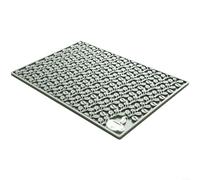 Allthingstore Alfombrilla antideslizante impermeable para barra de café, 45 x 30 cm, almohadilla de secado absorbente de derrames de PVC para protección de encimera (gris individual)