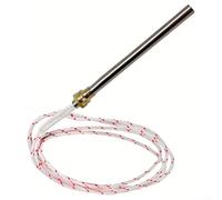 Allthingstore Barra de encendido de quemador de pellets de 220 V con cuerpo de 12,5 mm de diámetro y rosca estándar de 3/8 pulgadas para un ajuste seguro (12,5 x 150 mm)