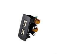 Allthingstore Consola central de coche Cargador USB 2.4A Interfaz compatible con Mercedes para Benz Vito 2016-2020 ABS negro Carga rápida