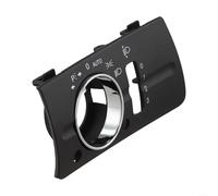 Allthingstore Cubierta del interruptor del faro delantero para Mercedes Clase E 2003-2008 conducción izquierda amarillo Trim Plate ABS+PC decorativo perilla tapa