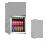 Allthingstore Cubierta impermeable de tela Oxford 210D para refrigeradores verticales con ventilación trasera y cómodo acceso con cremallera (51 x 51 x 87 cm)
