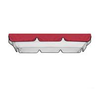 Allthingstore Cubierta resistente para columpio de 3 plazas, 164 x 114 x 15 cm, techo de jardín Oxford 210D, protección UV para todo tipo de clima, muebles de patio al aire libre, rojo (1 unidad)