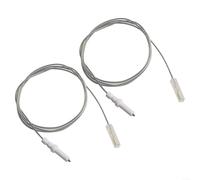 Allthingstore Electrodo de encendido para cocinas de gas y estufas de cocina - 2 cables de 900 mm HV, longitud de cerámica de 35 a 45 mm (35 mm)