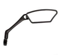 Allthingstore Espejo retrovisor ajustable para bicicleta con vidrio de acero inoxidable, espejo de manillar de gran angular para bicicleta de montaña y scooter eléctrico, instalación sin herramientas