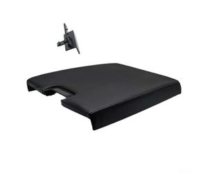 Allthingstore Funda para reposabrazos de consola central de cuero ABS compatible con Chevrolet Avalanche para Silverado para suburbano para tahoe para GMC para Sierra para Yukon XL 2007-2014, negro