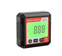 Allthingstore Herramienta de medición de ángulo de transportador de nivel digital magnético 0.05 ° construcción inclinómetro de precisión (LL030)