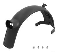 Allthingstore Juego de guardabarros para scooter eléctrico con soporte de luz trasera para Xiaomi 4 para ultra, delantero y trasero para guardabarros laterales ABS para protectores contra salpicaduras