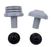 Allthingstore Kit de circulación de agua para piscina sobre el suelo con manguera de 32 mm para Intex, incluyendo boquilla de chorro, rejillas coladoras (negro)