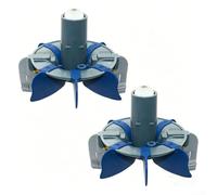 Allthingstore Kit de limpieza ciclónica, R0714300, para limpiadores de piscina MX6 MX8, conjunto de turbina de cepillo giratorio mejorado, para una eliminación eficiente de desechos (2 piezas)