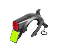 Allthingstore Kit de repuesto de guardabarros eléctrico para Ninebot Max G2 | Guardabarros trasero, luz trasera de freno, calcomanía reflectante, accesorios de ajuste directo, plástico PP (verde)