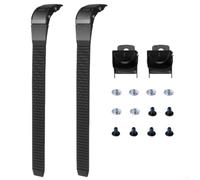 Allthingstore Kit de repuesto de hebillas de energía de PVC para patines en línea con correas ajustables y tornillos de montaje, 2 juegos