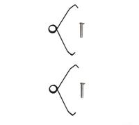 Allthingstore Kit de repuesto de resorte de soporte plegable de techo convertible, negro, 54375A19AA3 para E93 para modelos M3
