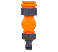 Allthingstore Manguera de jardín de plástico resistente a las torceduras con adaptador de grifo de conexión rápida, manguera de riego ligera para lavado de automóviles y limpieza de patios, naranja