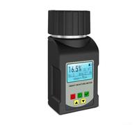 Allthingstore Medidor de humedad de 25 granos Analizador de humedad digital con compensación de temperatura para café granos de cacao procesamiento de alimentos