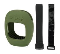 Allthingstore Para JBL CLIP5 Altavoz Cubierta protectora de silicona Funda suave a prueba de golpes Envoltura con correa Funda protectora portátil (verde)