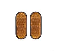 Allthingstore Reflector de horquilla delantera para Xiaomi para scooter eléctrico 5 Plus y 4 Lite de 2ª generación, lente reflectante de seguridad lateral ABS, accesorio impermeable a prueba de polvo
