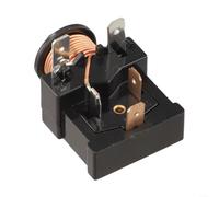 Allthingstore Relé de arranque del compresor 375W 1/2HP 4-Pin para refrigerador 110V 220V Heavy Hammer Starter Reemplazo Negro