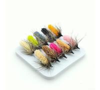 Allthingstore Señuelos WY1173 para pesca de truchas con ganchos de acero de alto carbono hechos a mano de precisión y diseño de fibra realista para una mordida eficaz