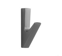 Allthingstore Simplifica tu espacio con elegantes ganchos de pared hechos de aluminio resistente para complementar cualquier estilo de diseño interior (gris)