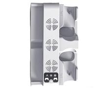Allthingstore Soporte de refrigeración vertical de diseño eficiente compatible con PS5 Slim Pro e incluye cargador doble para controladores