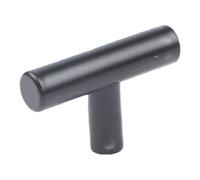 Allthingstore Tiradores de cajón de acero inoxidable para gabinetes, aparadores y armarios con proporciones equilibradas y forma funcional (0 mm)