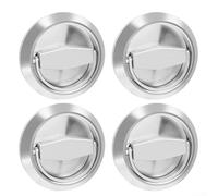 Allthingstore Tiradores de puerta de acero inoxidable integrados con instrucciones claras para una instalación rápida y un ajuste seguro