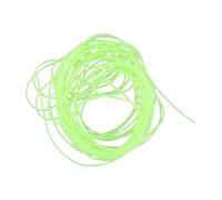 Allthingstore Tubo de pesca brillante activado por luz con diámetro exterior de 2 mm y 3 mm para aparejos de señuelos y mejorar las tasas de éxito de pesca nocturna (2 mm y 10 metros)