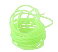 Allthingstore Tubo de pesca brillante activado por luz con diámetro exterior de 2 mm y 3 mm para aparejos de señuelos y mejorar las tasas de éxito de pesca nocturna (2 mm y 1 metro)