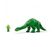 alltogetho Kit de construcción de dinosaurios para aliviar el estrés: Tanystropheus verde micro mini bloques - dinosaurio triásico realista de cuello largo de 45 cm, juguete de montaje para adultos