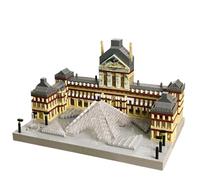 alltogetho Louvre Micro Mini Bloques de Construcción Arquitectura Juguetes Conjuntos de Montaje Construcción Adulto Desata Tu Amor por El Louvre