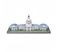 alltogetho Micro bloques de construcción Capitol City: mini arquitectura americana - Monumentos de América, ladrillos de juguetes para adultos obra maestra