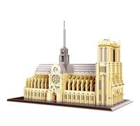 alltogetho Paris Notre-Dame Historic Micro Bloques de Construcción Juguetes - Más de 7300 piezas, 18.9 x 14.2 x 9.5 pulgadas, kit de modelo grande para adultos y coleccionistas