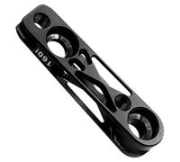 alltoo Soporte de conversión ultraligero para freno de disco de bicicleta, para Shimano/SRAM, para freno de disco de bicicleta de carretera 140/160 base de conversión (negro trasero)