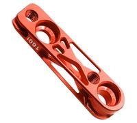 alltoo Soporte de conversión ultraligero para freno de disco de bicicleta, para Shimano/SRAM, para freno de disco de bicicleta de carretera 140/160 base de conversión (rojo trasero)