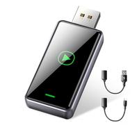 Alltotive S1 Adaptador CarPlay Inalámbrico para Coche con CarPlay por Cable, Convierte CarPlay con Cable a Inalámbrico, USB A/C Plug and Play, Compatible iOS 10+ y Coches con Car Play