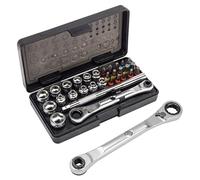 Alltrade Kilimanjaro Cycle Series 30 Piece Bicycle Socket Set, Ratchet Wrench and Bits, Bike Tool Kit - 910547ECE