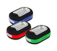 AlltroLite linterna magnética compacta de trabajo para el hogar, auto, camping, kit de emergencia, bricolaje y más, luz de inundación ultrabrillante, pilas incluidas