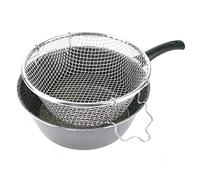 ALLUFLON Tradizione Italia Freidora con Cesta, Aluminio, Negro, 24 cm